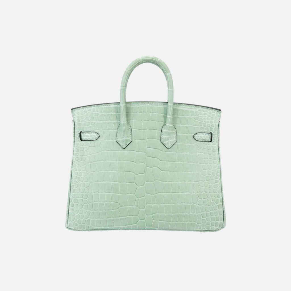 Birkin 25 Matte Porosus Crocodile Vert d’Eau GHW - Product Image 2