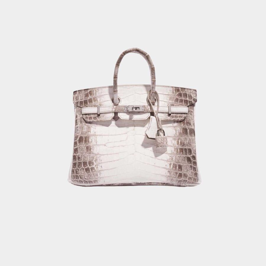 Birkin 25 Niloticus Crocodile Himalaya Blanc | Studio Nafay