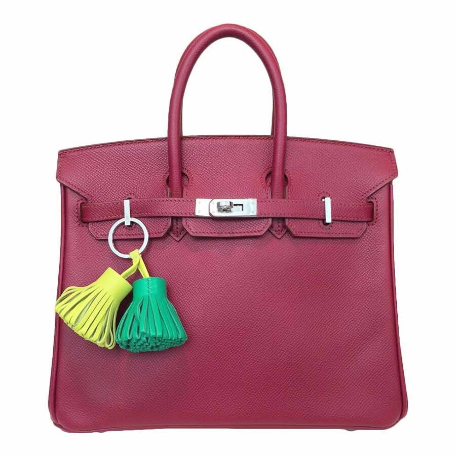 HermesBirkin 25 Rouge Vif Bag Epsom | Studio Nafay