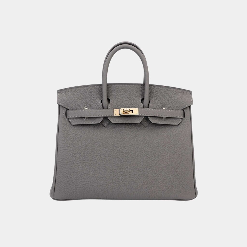 Birkin 25 Togo Gris Meyer PBHW | Studio Nafay