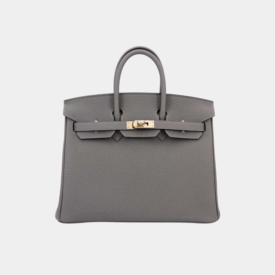 Birkin 25 Togo Gris Meyer PBHW | Studio Nafay