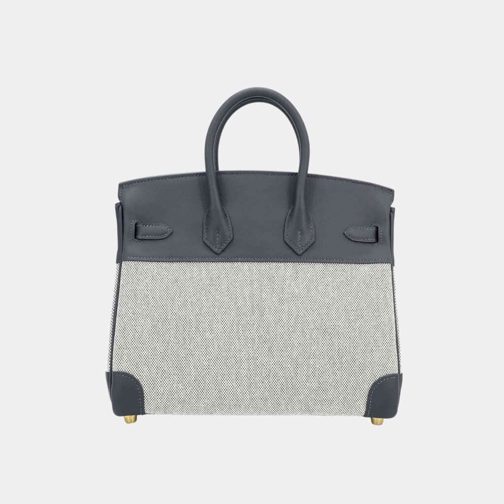 Birkin 25 Toile H Canvas-Swift Ardoise GHW - Product Image 2