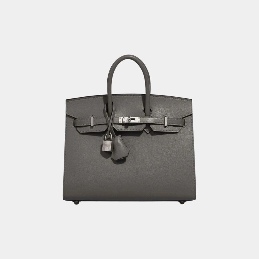 Birkin 25 Madame Sellier Gris Meyer | Studio Nafay
