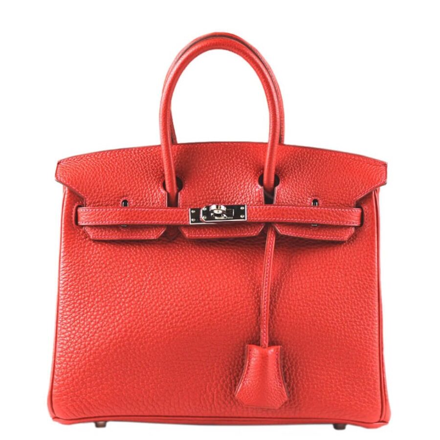 HermesBirkin 25 Bag Vermillion Palladium | Studio Nafay