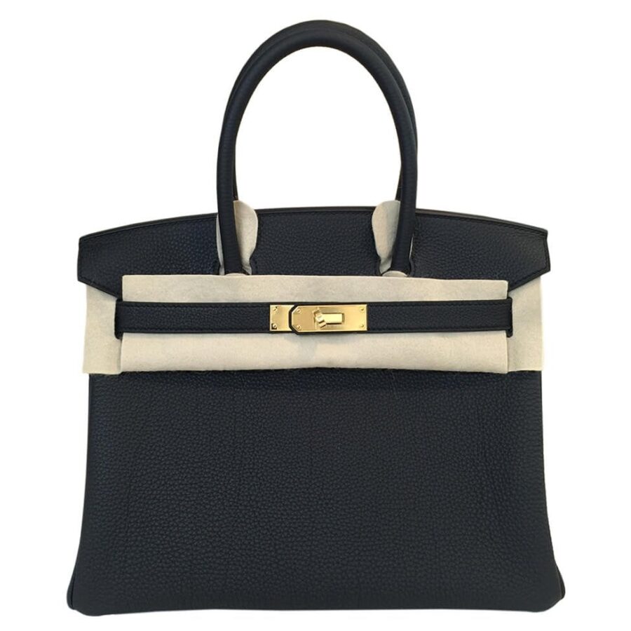 HermesBirkin 30 Bag Black Togo GHW | Studio Nafay