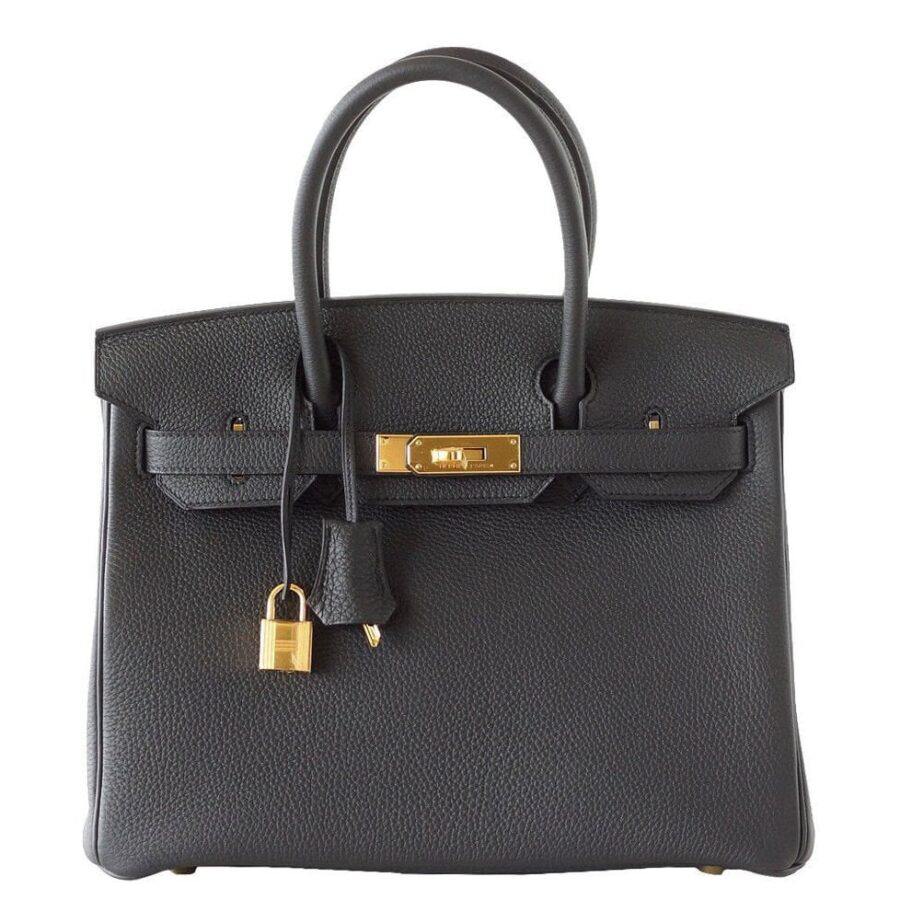 HermesBirkin 30 Plomb Togo Bag Gold Hardware | Studio Nafay