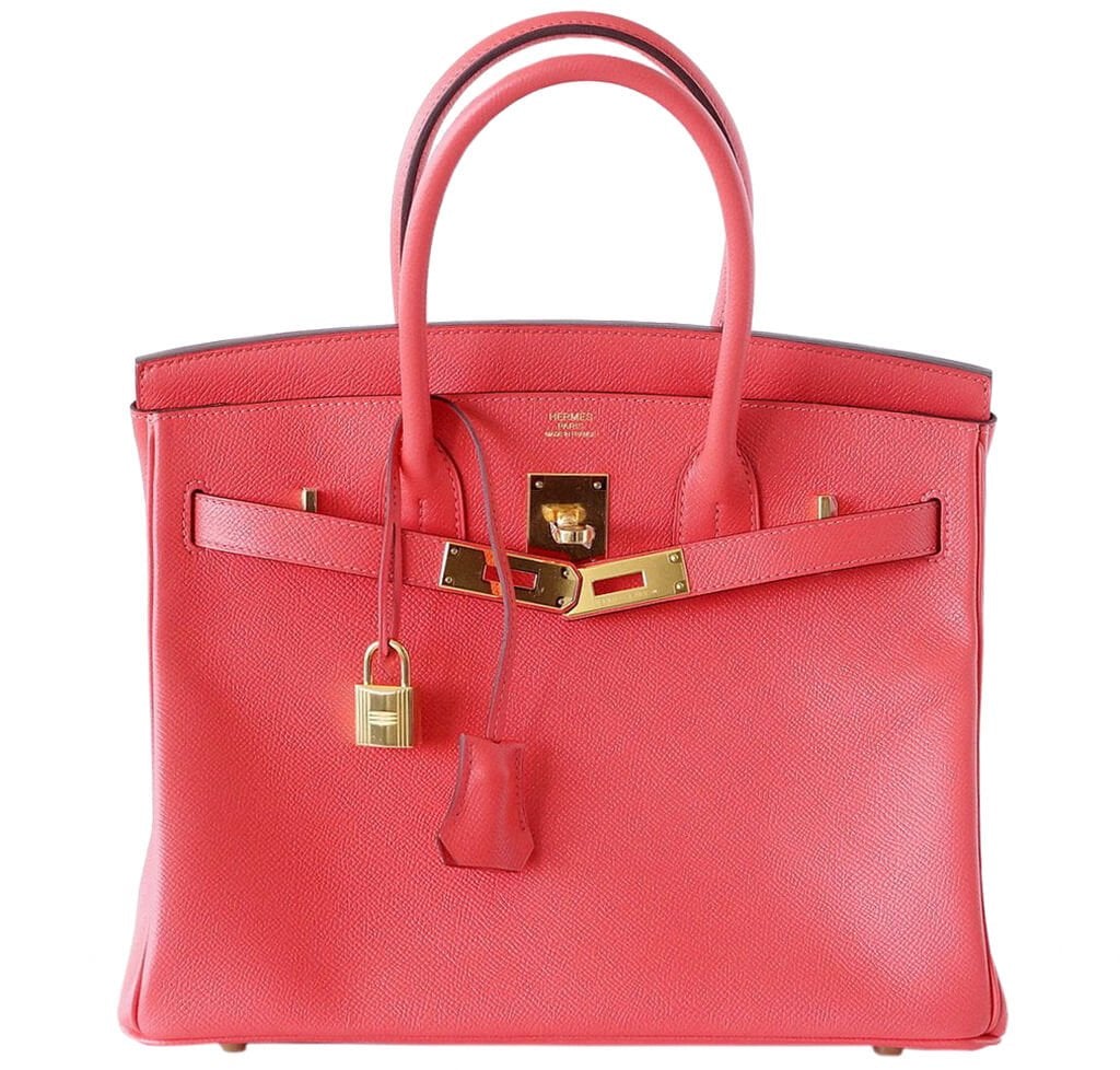 HermesBirkin 30 Bag Rose Jaipur Gold Hardware