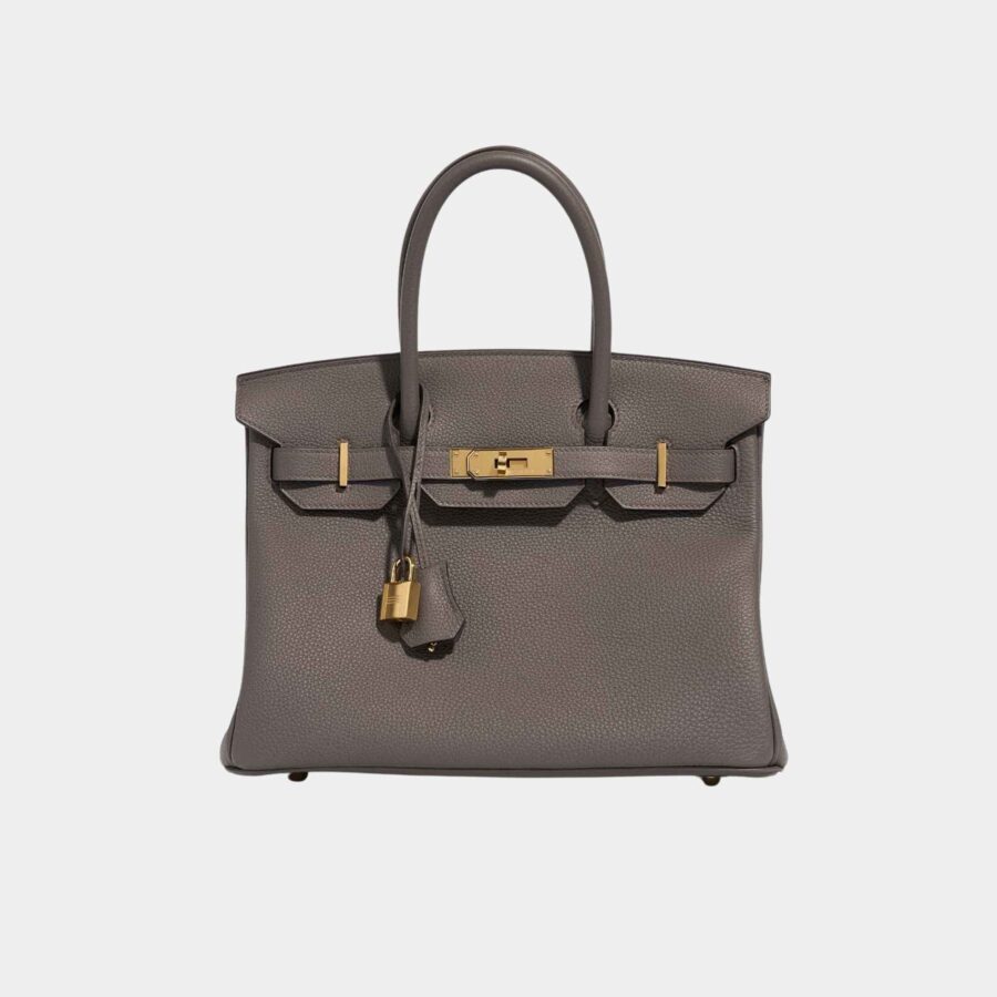 Birkin 30 Togo Gris Etain GHW | Studio Nafay