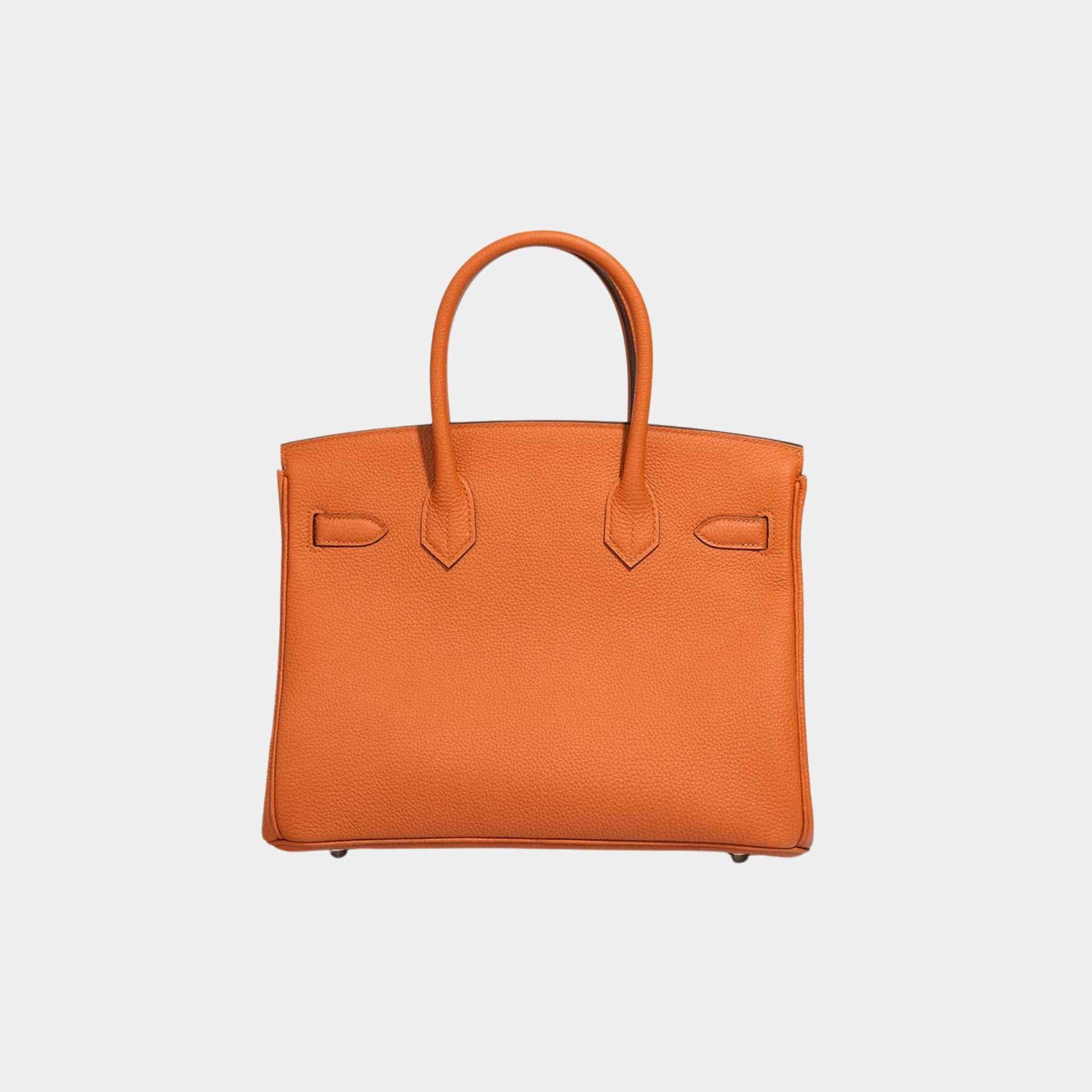 Birkin 30 Togo Orange H PHW