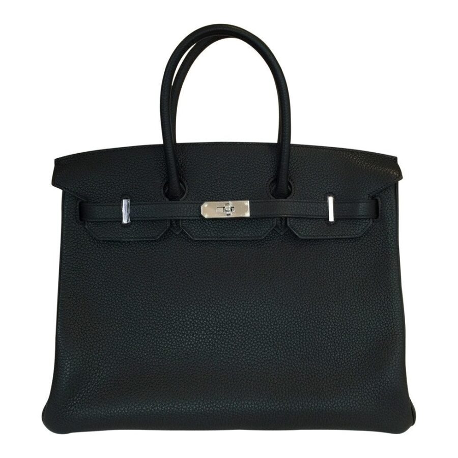 HermesBirkin 35 Black Togo Bag PHW | Studio Nafay