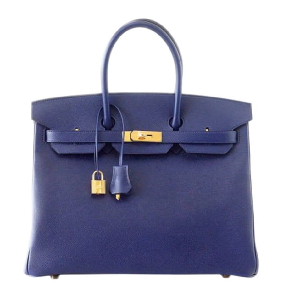 HermesBirkin 35 Bag Bleu Saphir Epsom Leather | Studio Nafay