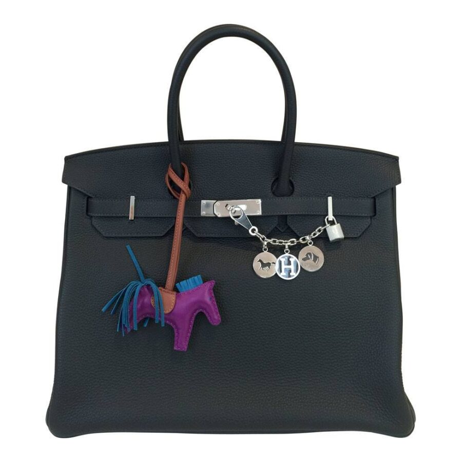 HermesBirkin 35 Blue Ocean Bag PHW | Studio Nafay