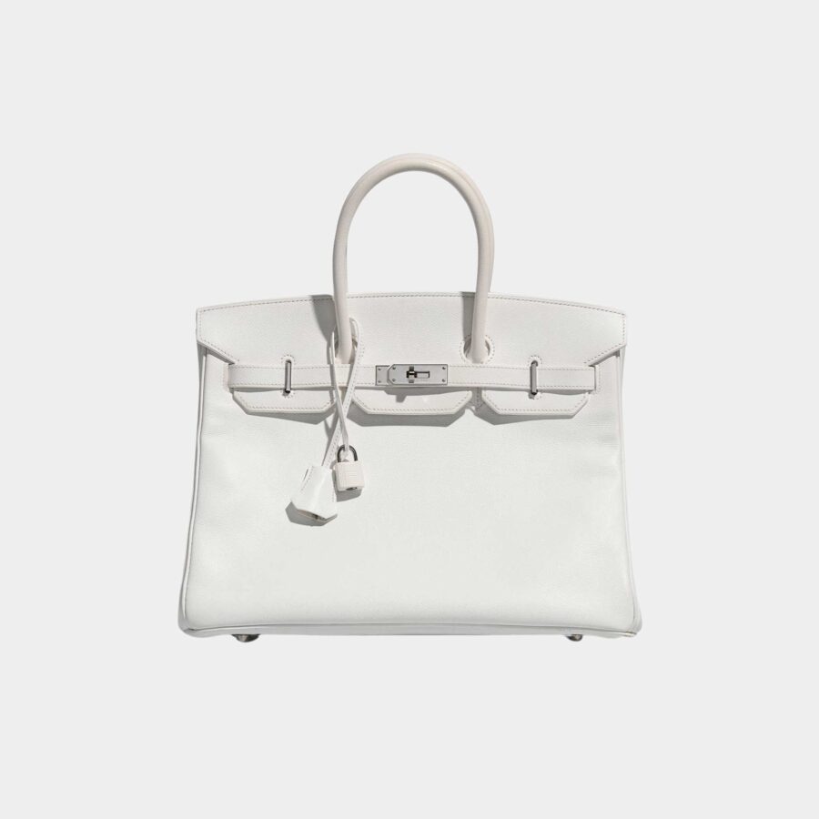 Birkin 35 Epsom White PHW | Studio Nafay