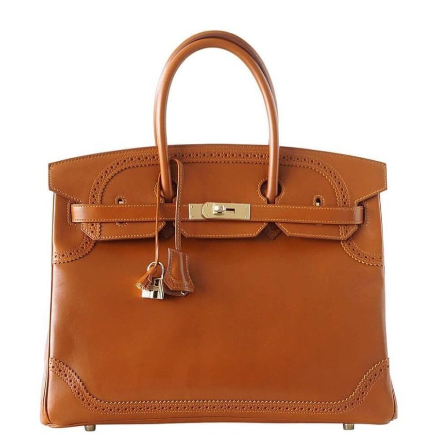HermesGhillies Birkin Fauve 35cm Bag | Studio Nafay