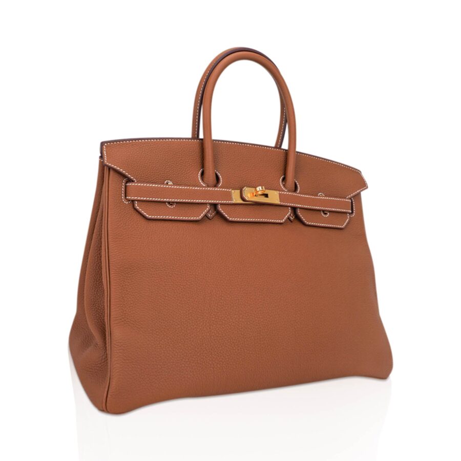 Hermes Birkin 35 Bag Gold Togo Leather with Gold Hardware | Studio Nafay