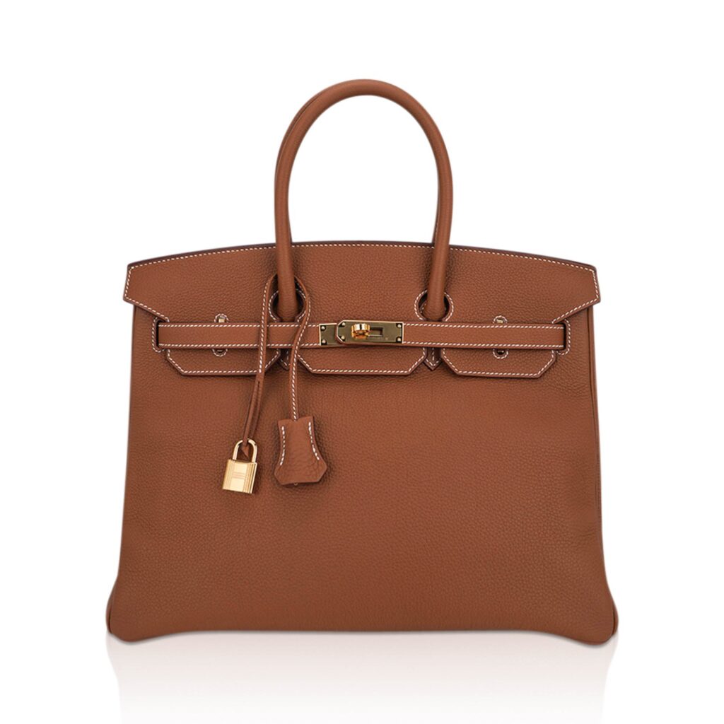Hermes Birkin 35 Bag Gold Togo Leather with Gold Hardware - Product Image 2