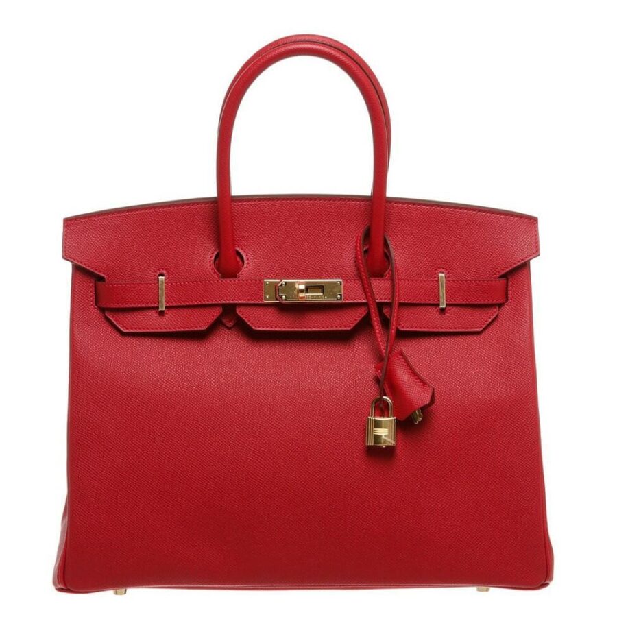 HermesBirkin 35 Rouge Casaque Red Bag GHW | Studio Nafay