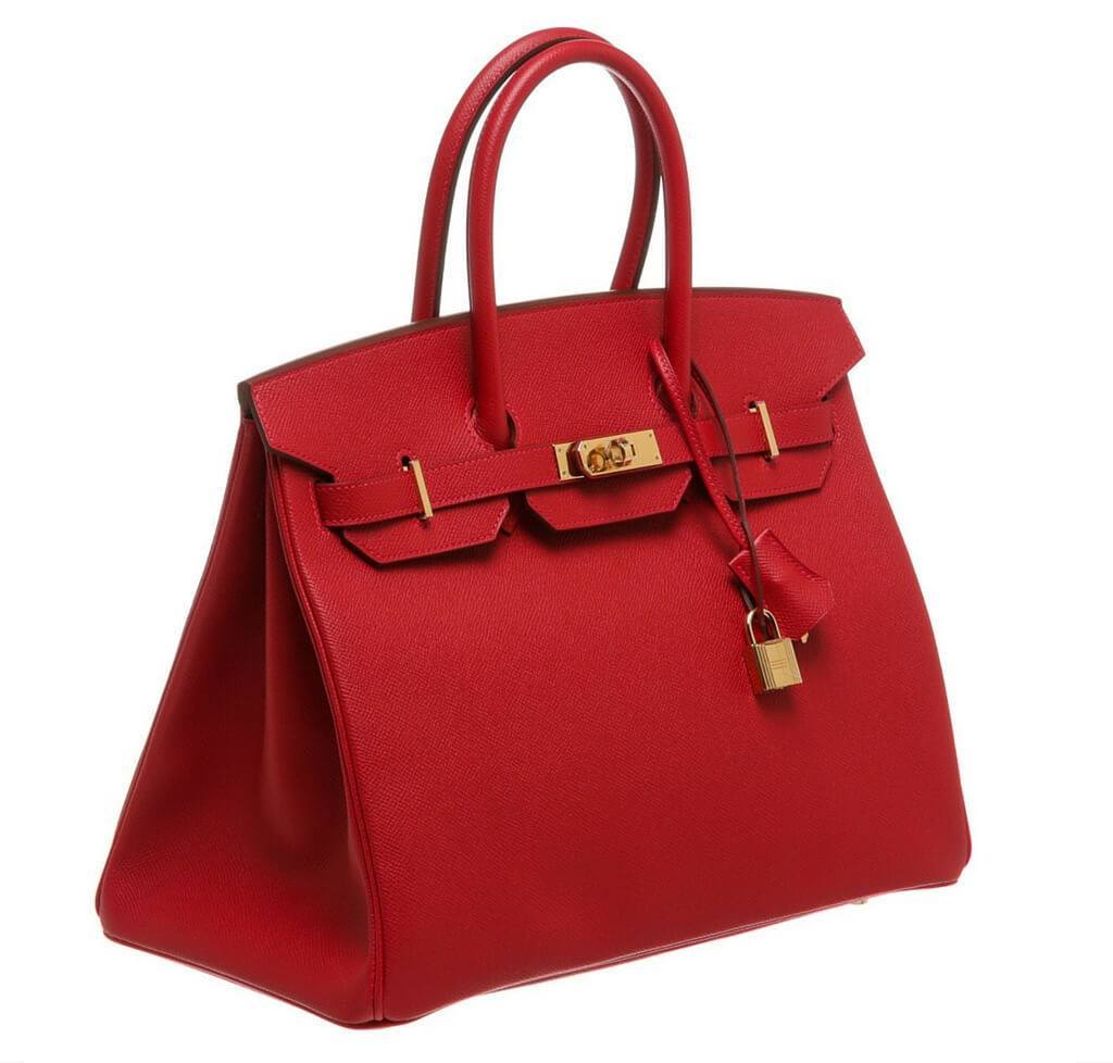 HermesBirkin 35 Rouge Casaque Red Bag GHW