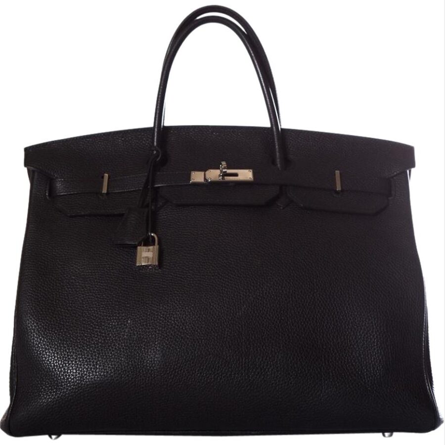 HermesBirkin 40cm Black Togo Leather Tote | Studio Nafay
