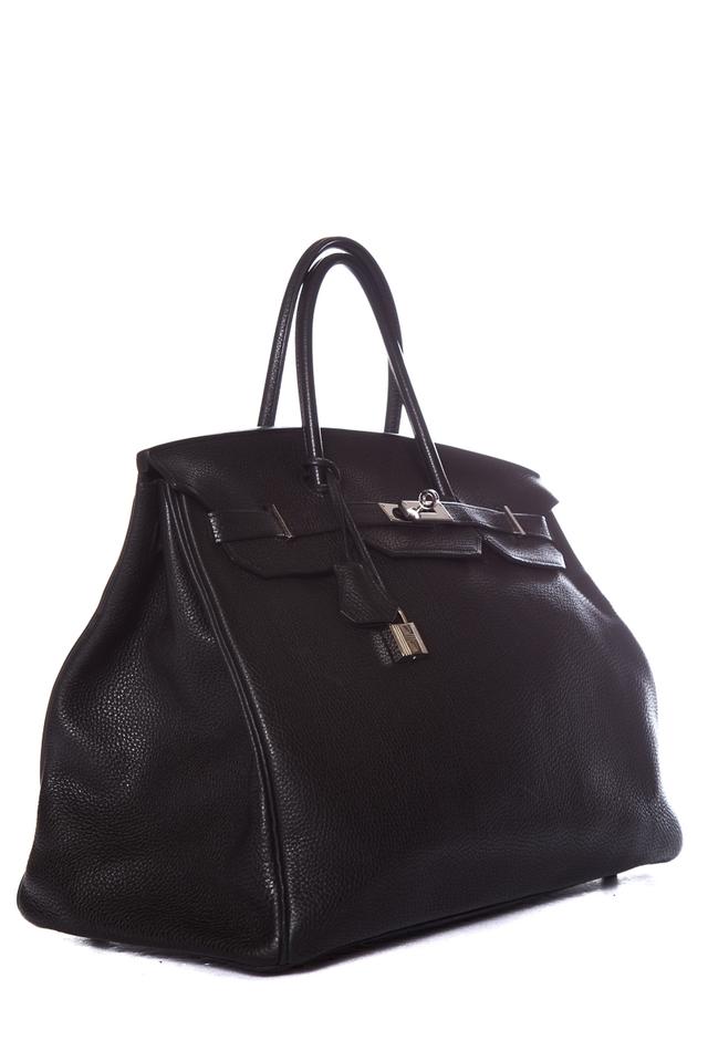 HermesBirkin 40cm Black Togo Leather Tote