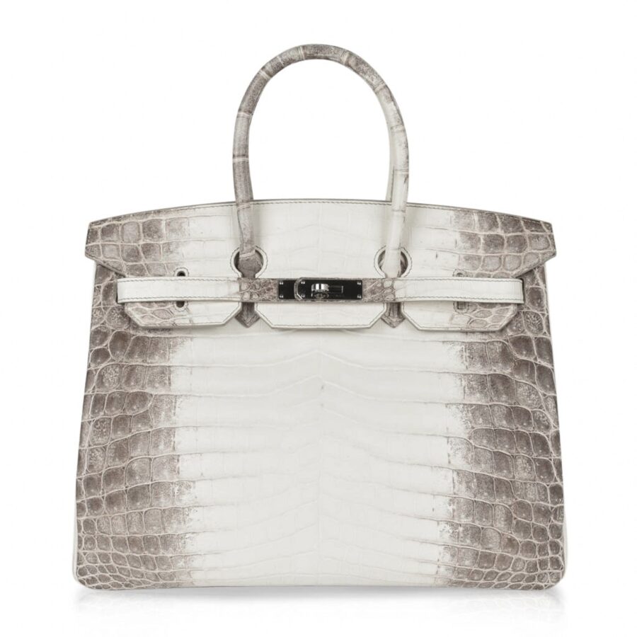 Hermes Birkin 35 Himalaya Blanc Crocodile Palladium Hardware | Studio Nafay