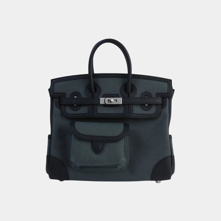 Birkin Cargo 25 Canvas-Swift Vert Mangrove PHW | Studio Nafay