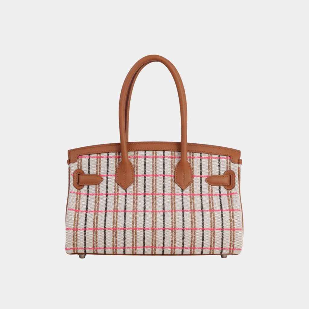 Birkin Shoulder Light 29 Swift-Toile H Canvas Gold PHW - Product Image 2