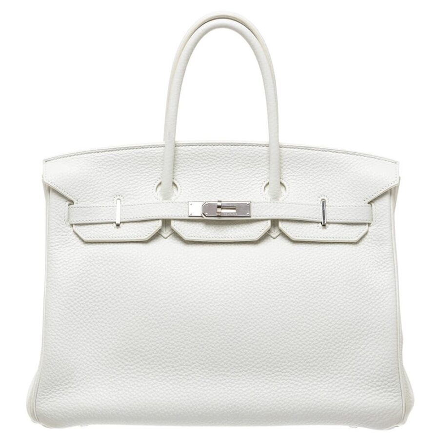 HermesTogo Birkin Bag 35cm White | Studio Nafay