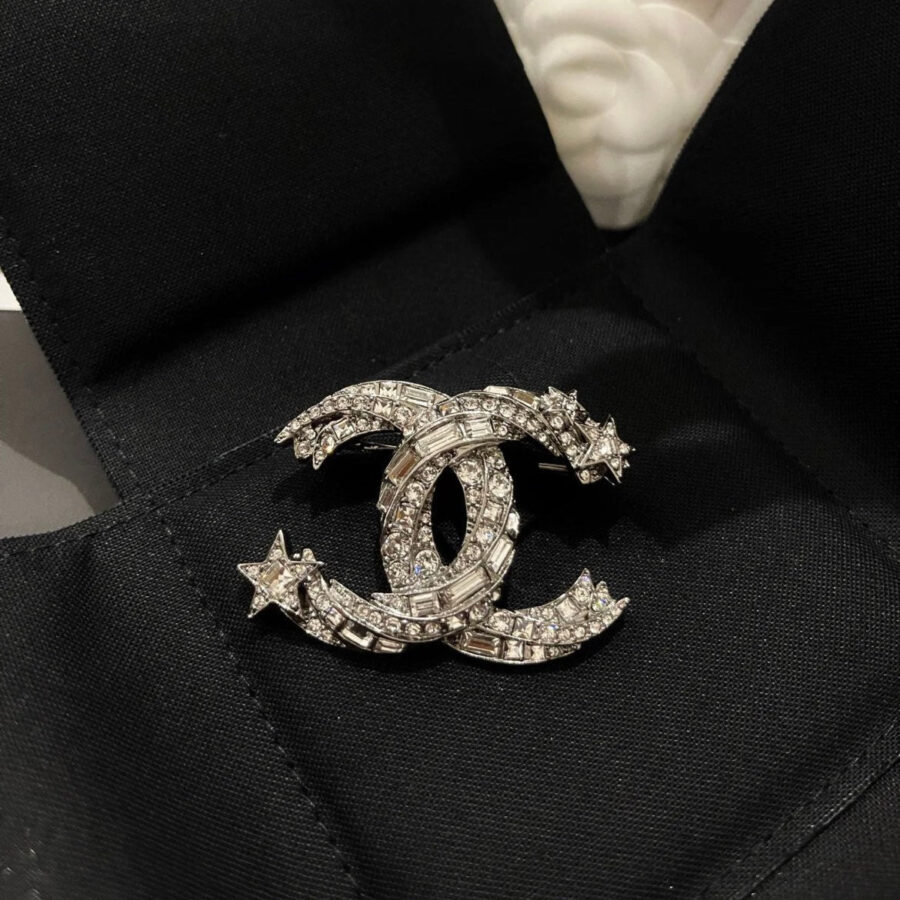 CC Brooch Silver 158816 | Studio Nafay