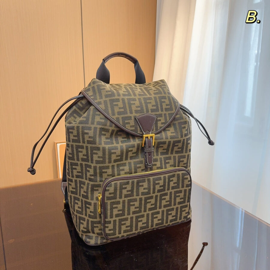 Fendi Canvas Backpack Bag | Studio Nafay