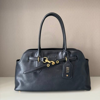 MiuMiu popular tote bag sheepskin