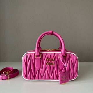 MiuMiu Arcadie matelassé nappa bag leather | Studio Nafay