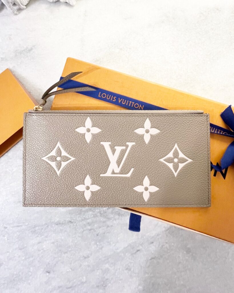 LOUIS VUITTON Empriente Leather Zippy Coin Holder In Dove/Cream - Product Image 2