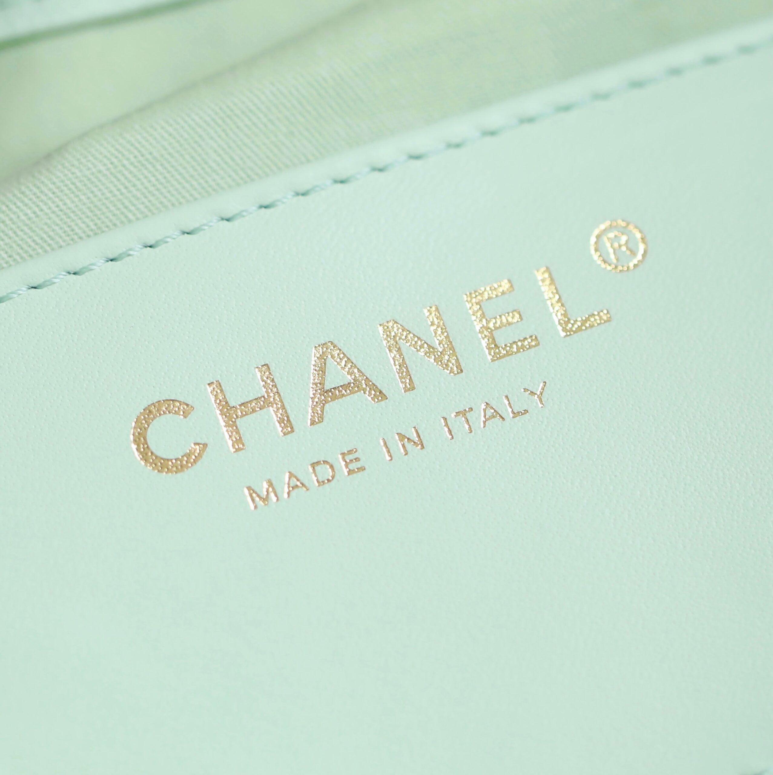 Chanel Hobo Bag 30cm Light Green Caviar Leather 338737