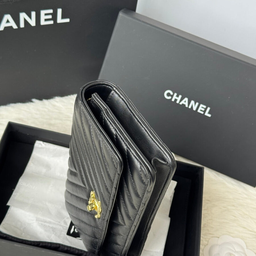CC Woc 19cm Bag Black Gold Lambskin 299732 | Studio Nafay