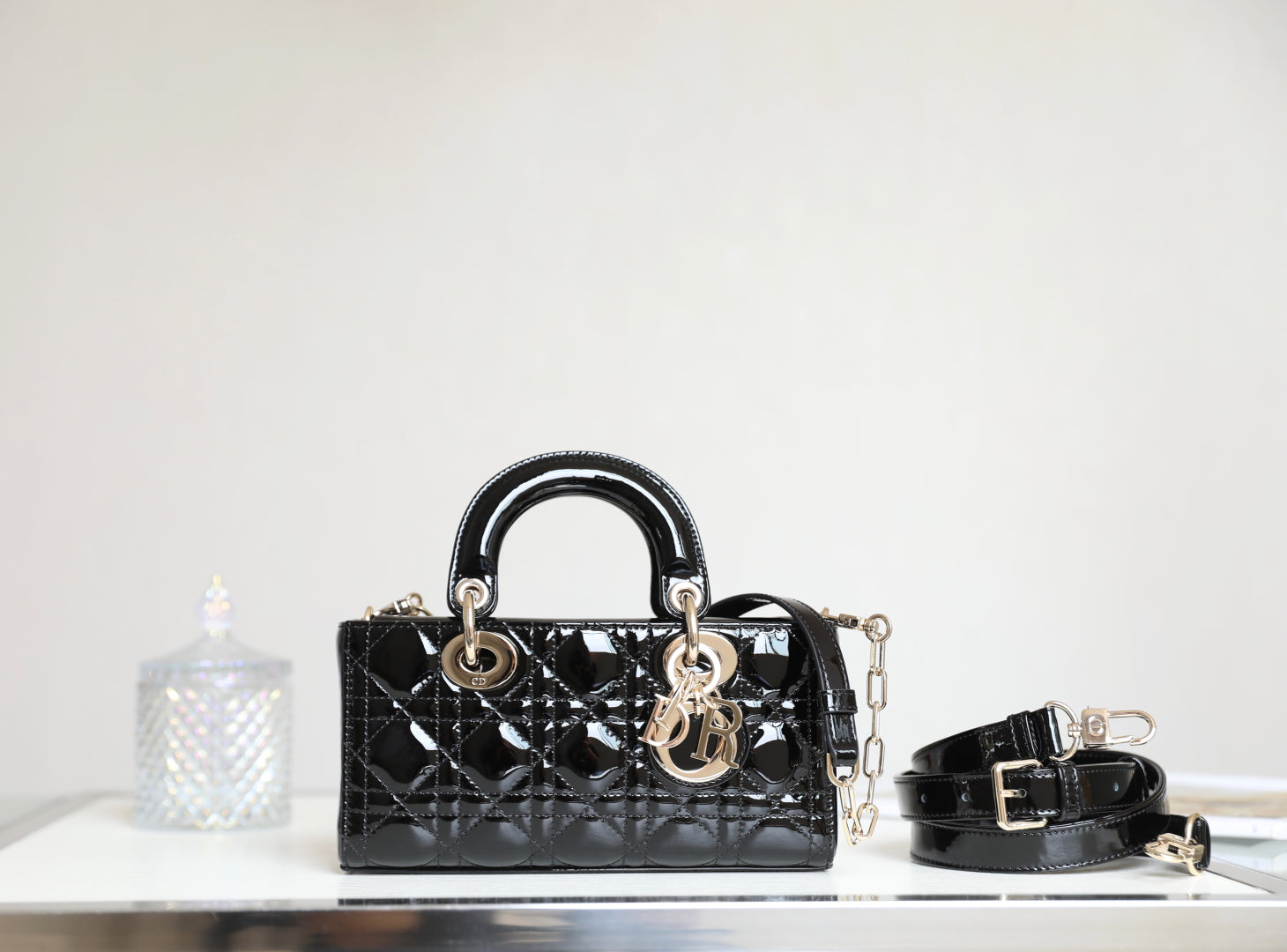 CD Lady D-Joy Black Patent Leather