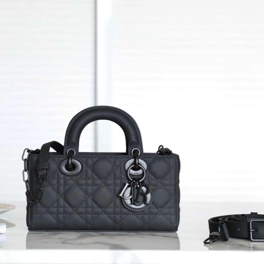 CD Lady D-Joy Black Patent Leather with Black Hardware | Studio Nafay