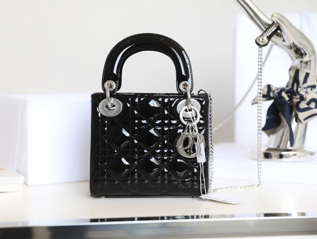 CD Lady Dior Mini Bag With Silver Hardware Calfskin - Product Image 2