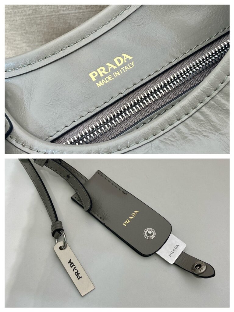 PRA mini catwalk model gray leather and top-grade hardware 339955 - Product Image 2