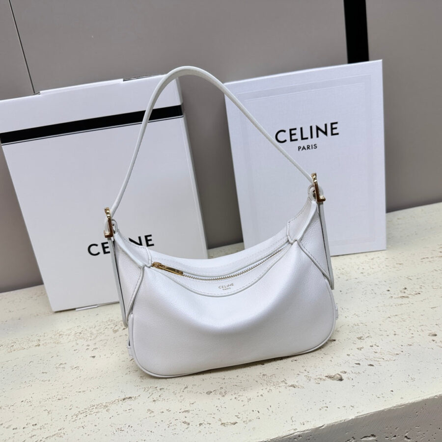 MINI 19 ROMY IN WHITE SUPPLE CALFSKIN | Studio Nafay