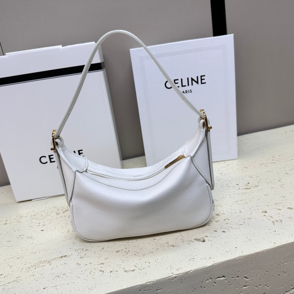 MINI 19 ROMY IN WHITE SUPPLE CALFSKIN - Product Image 2