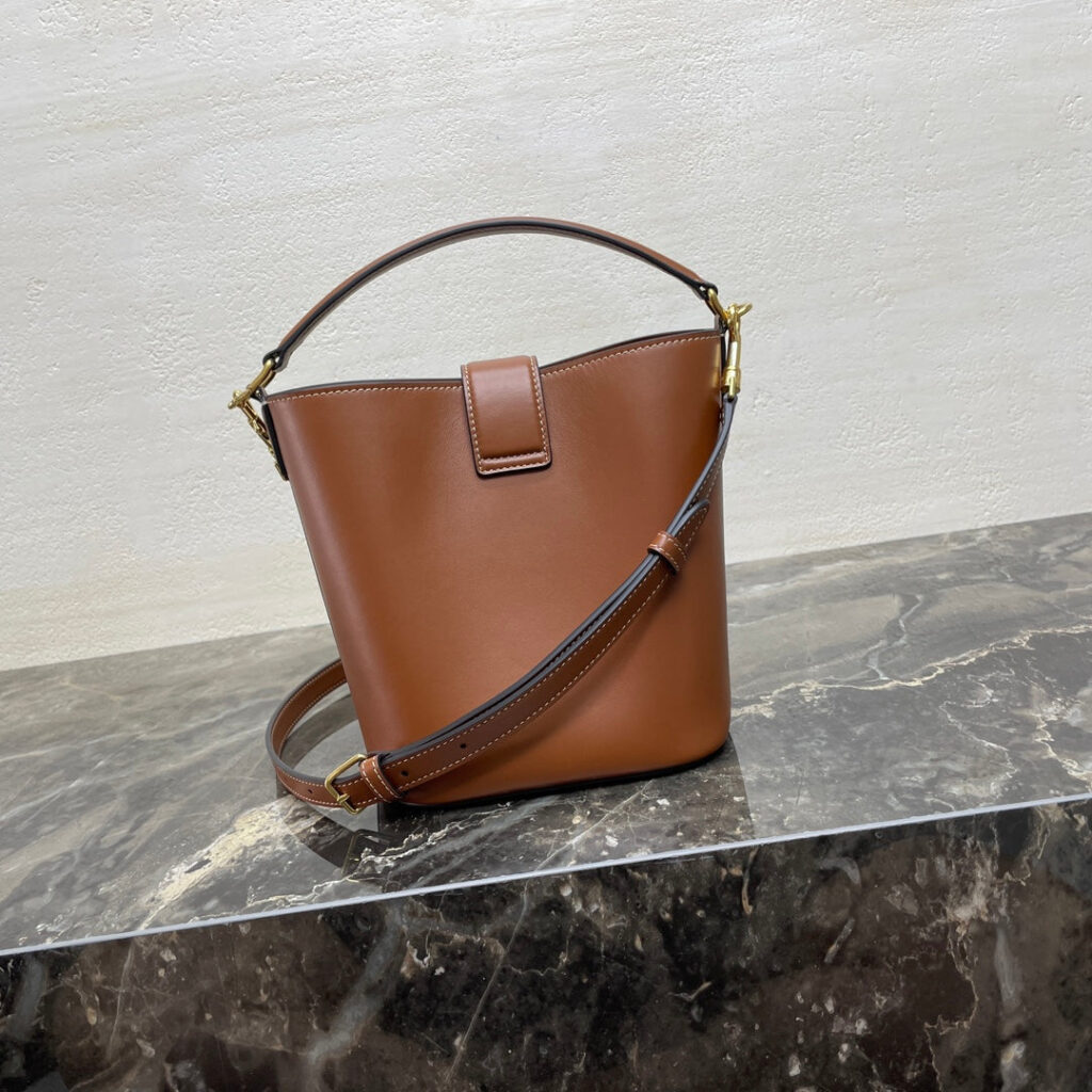 MINI 19 LOUISE BAG IN BRONZE BROWN SMOOTH CALFSKIN - Product Image 2
