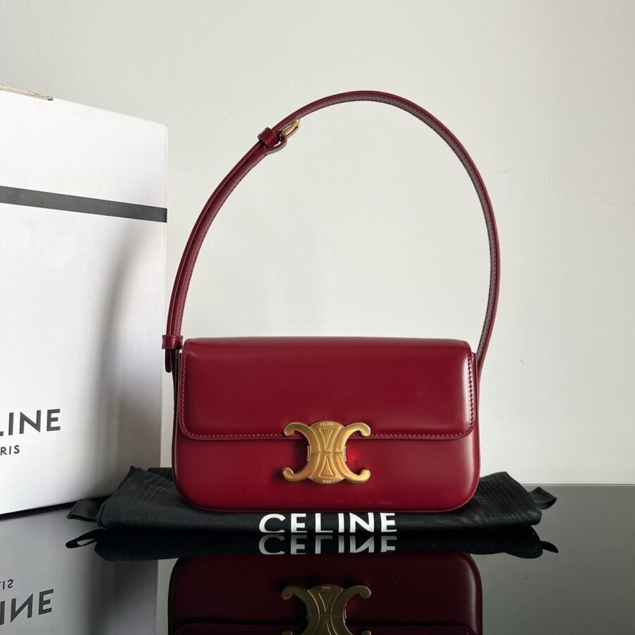 TRIOMPHE 20 BURGUNDY RED CALFSKIN | Studio Nafay