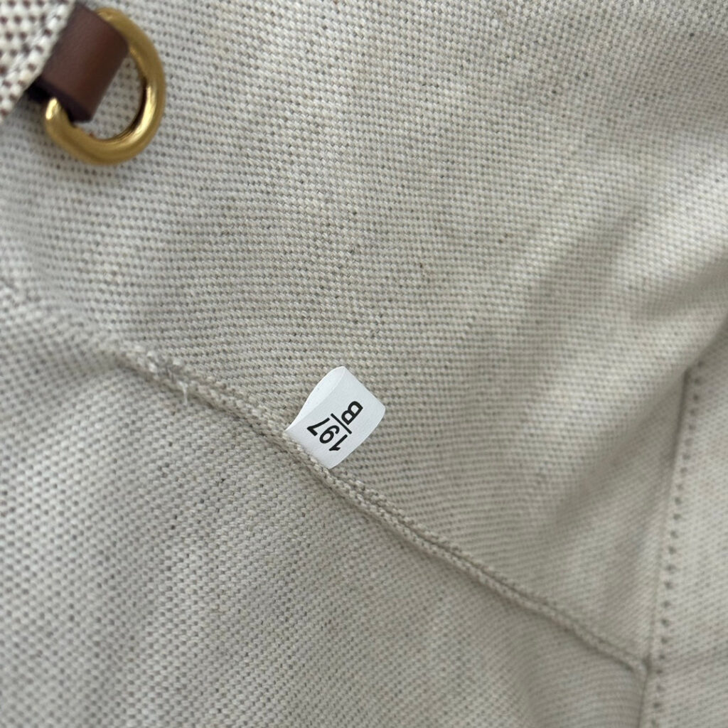MiuMiu bucket bag white brown denim - Product Image 2