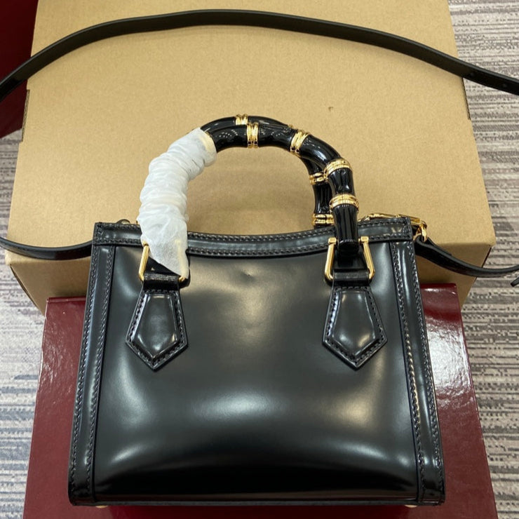 Gucci Bamboo Bag Black Leather 339651 | Studio Nafay