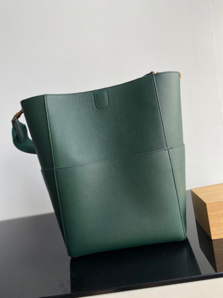 SANGLE SEAU BUCKET 33 BAG GREEN FOREST CALFSKIN - Product Image 2