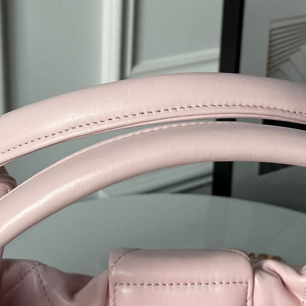 Chanel 25K Bow Bag Pink Gold Calfskin 295190 | Studio Nafay