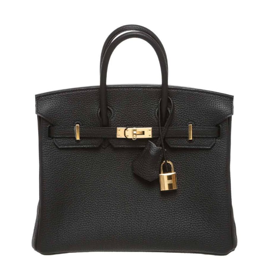 HermesBirkin 25 Black Togo Bag | Studio Nafay