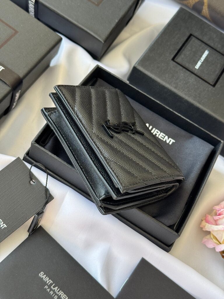 YSL Wallet Black Cowhide 240570 - Product Image 2