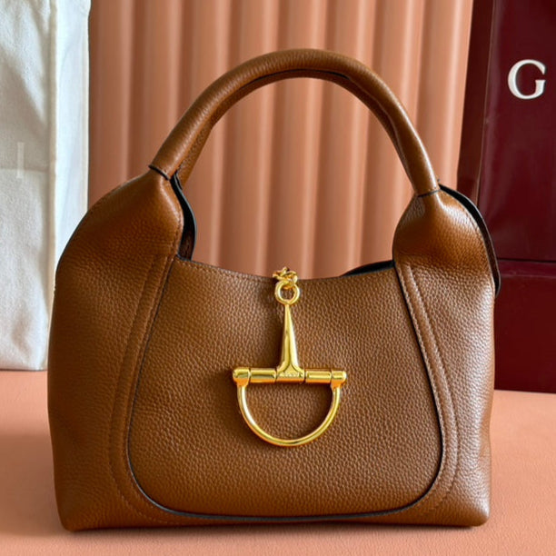 Gucci Solfbit 27.5 Bag Brown Calfskin 244325 | Studio Nafay